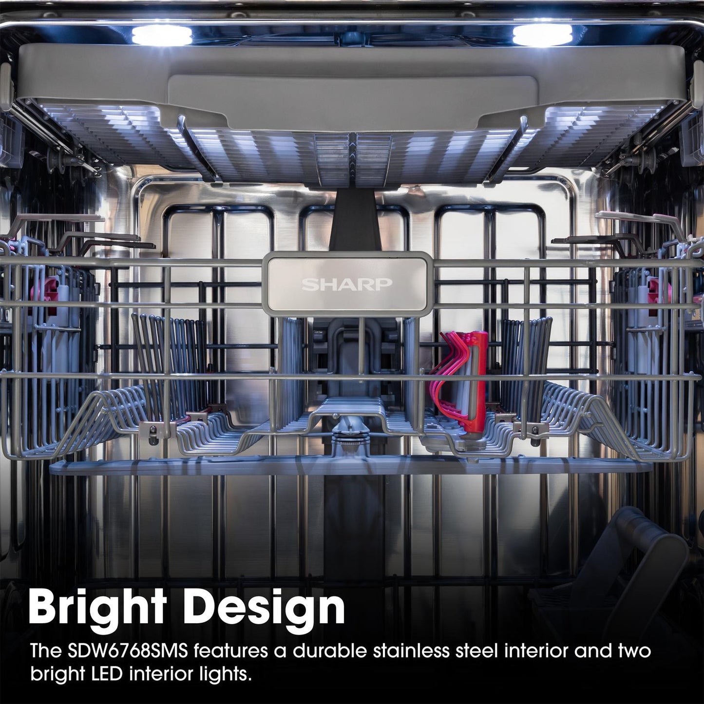 Sharp SDW6768SMS 24 in. Stainless Steel Dishwasher