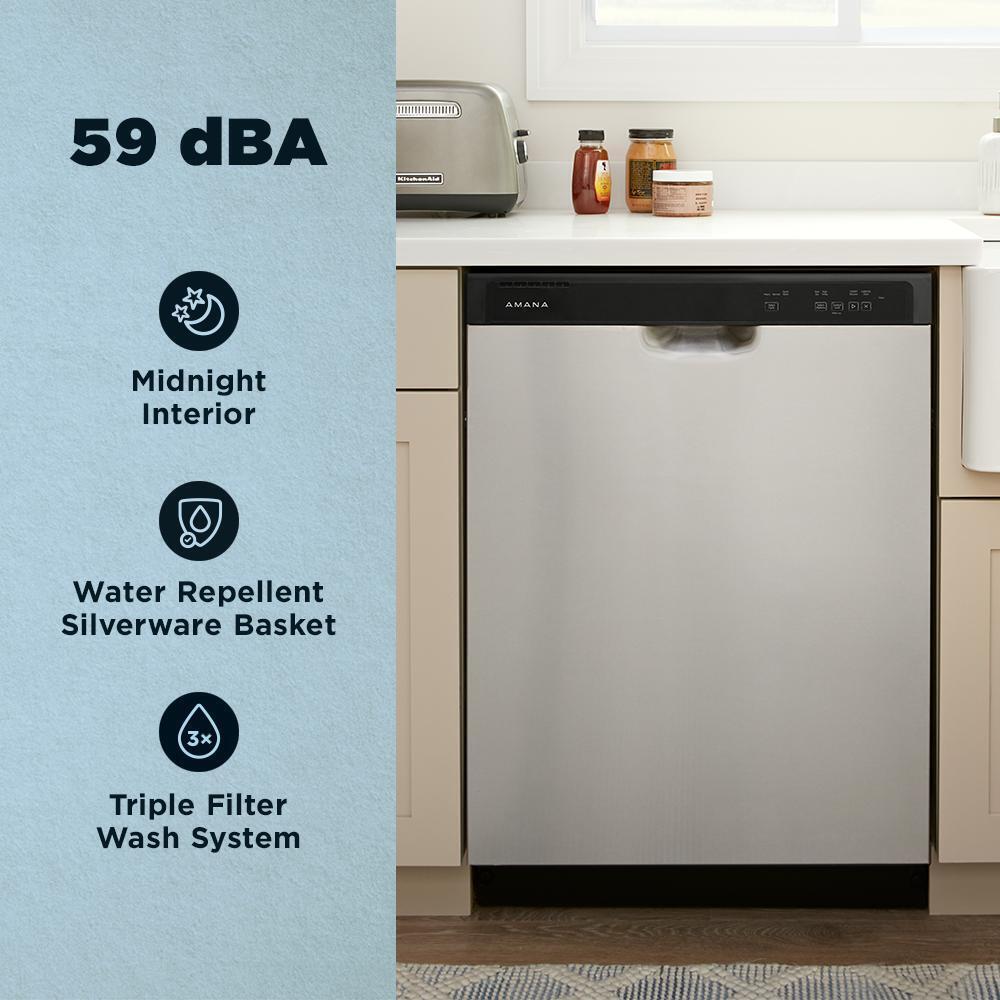 ADFS2524RS Amana® Dishwasher with Midnight Interior