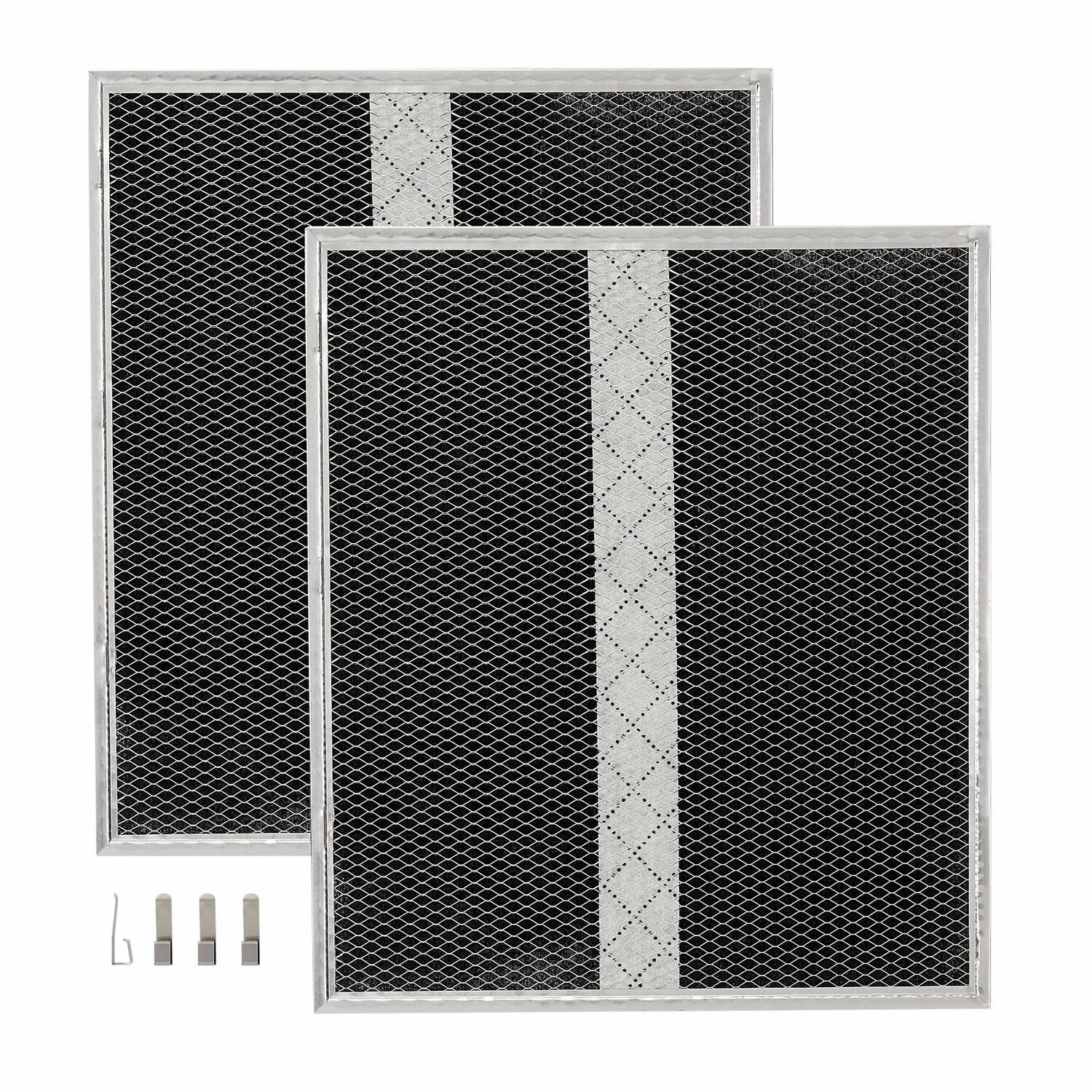 S97020467 Broan-NuTone® Genuine Replacement Charcoal Filter for Range Hoods, 14-5/8" x 15-7/8", Fits Select Models, (2-Pack)