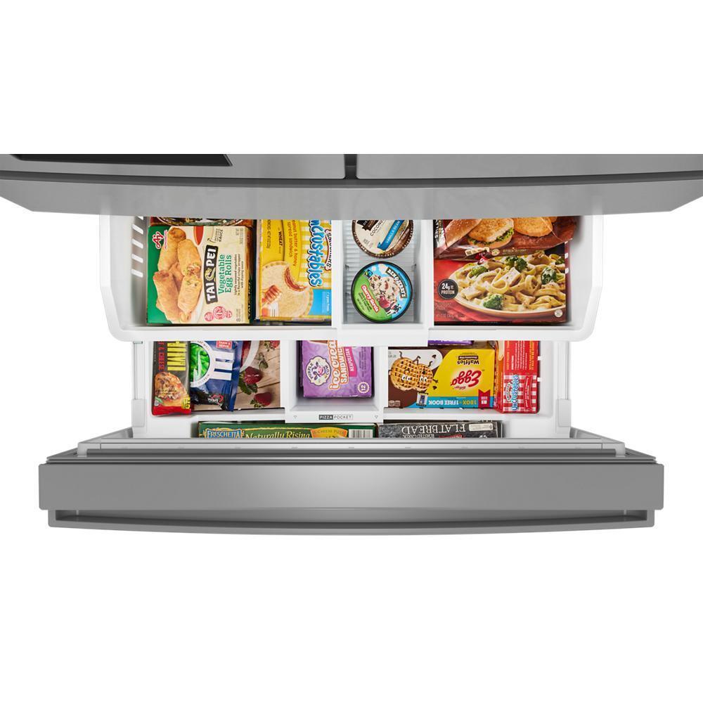 WRMF3636SZ Whirlpool® 29 Cu. Ft. Family-Sized Capacity French door refrigerator with Flexible Temperature Drawer