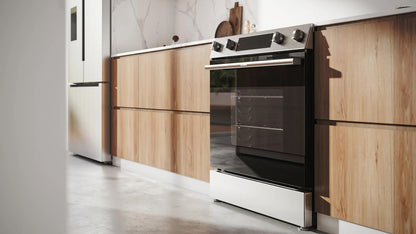 Bosch HEF1050MU 100 Series, Freestanding electric cooker, 30'', Stainless steel