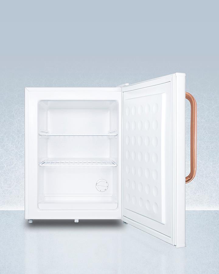 Summit FS30LTBC Compact All-freezer With Antimicrobial Pure Copper Handle