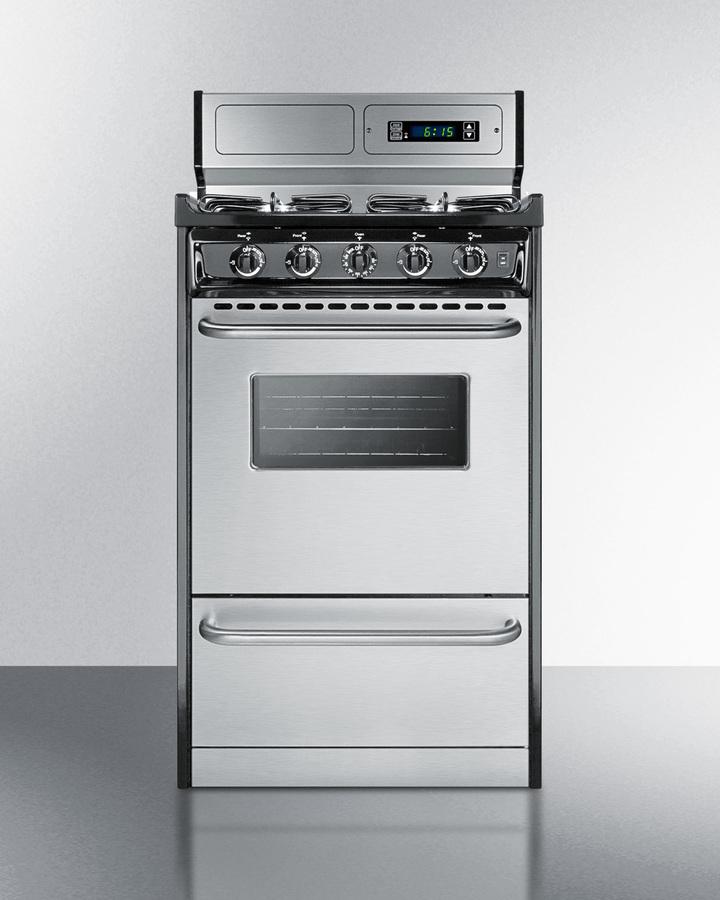 20" Wide Gas Range