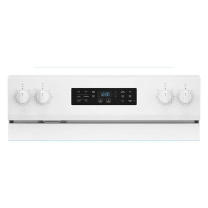 Whirlpool WFES4530SW 30-inch Electric Range with Air Cooking Technology and Steam Clean