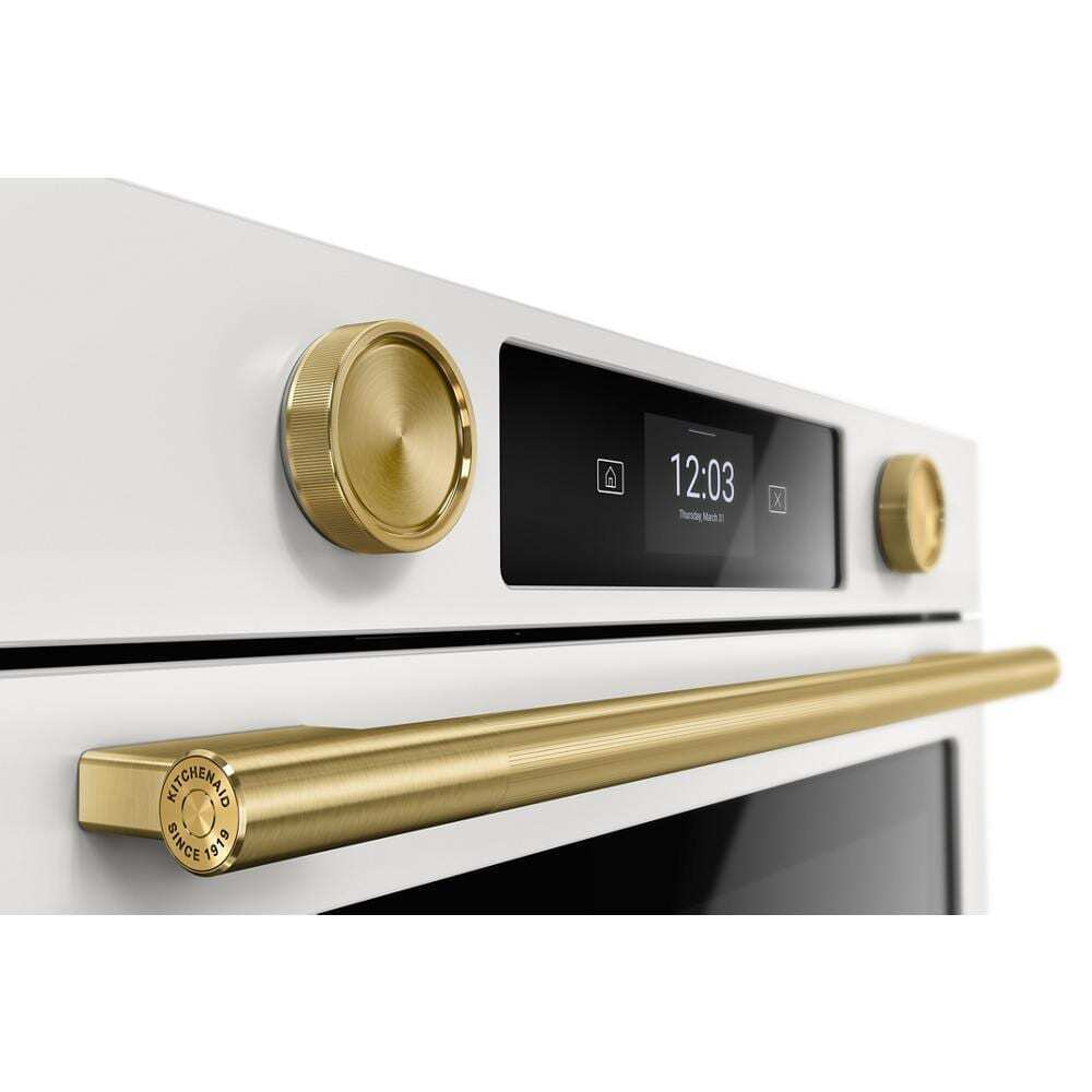 Kitchenaid KOEC730SPL 30-inch Smart Electric Combo Wall Oven with Assisted Cooking Modes