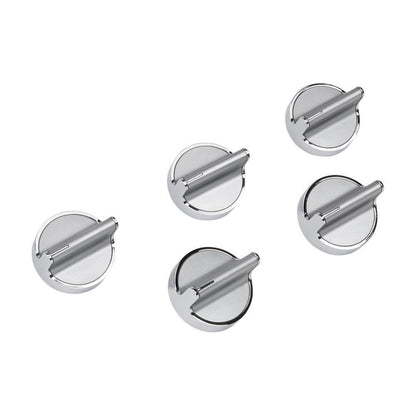 Kitchenaid W10698166 Gas Cooktop Control Knob Kit (Set of 5) - Stainless Steel