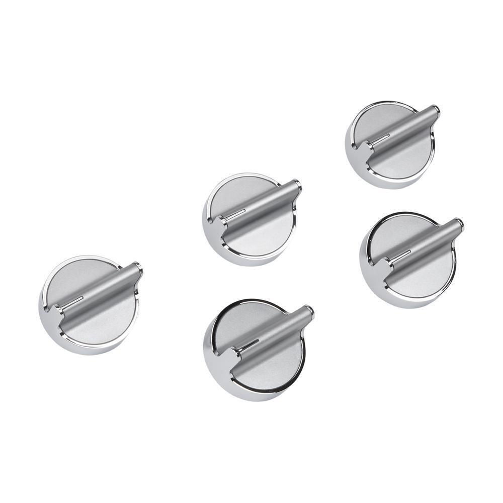 Maytag W10698166 Gas Cooktop Control Knob Kit (Set of 5) - Stainless Steel