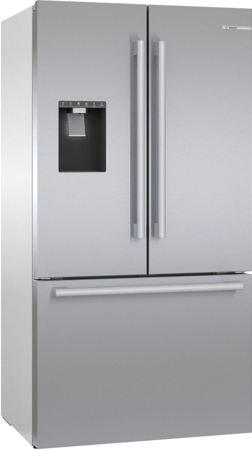 Bosch 500 Series French Door Bottom Mount Refrigerator 36" Brushed steel anti-fingerprint B36CD50SNS