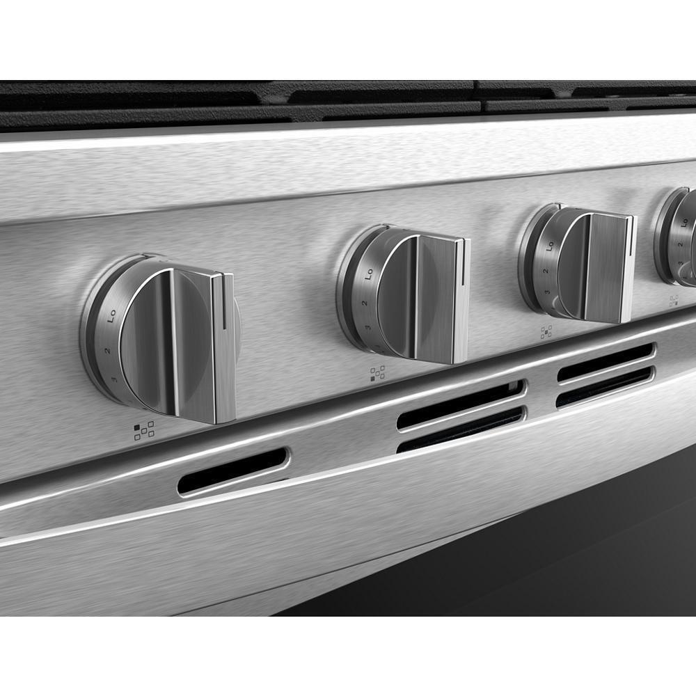 Whirlpool WFGS7530RZ 30-inch Smart Gas Range with Air Cooking Technology, No Preheat Air Fry, Steam/Self Clean and High Speed Preheat