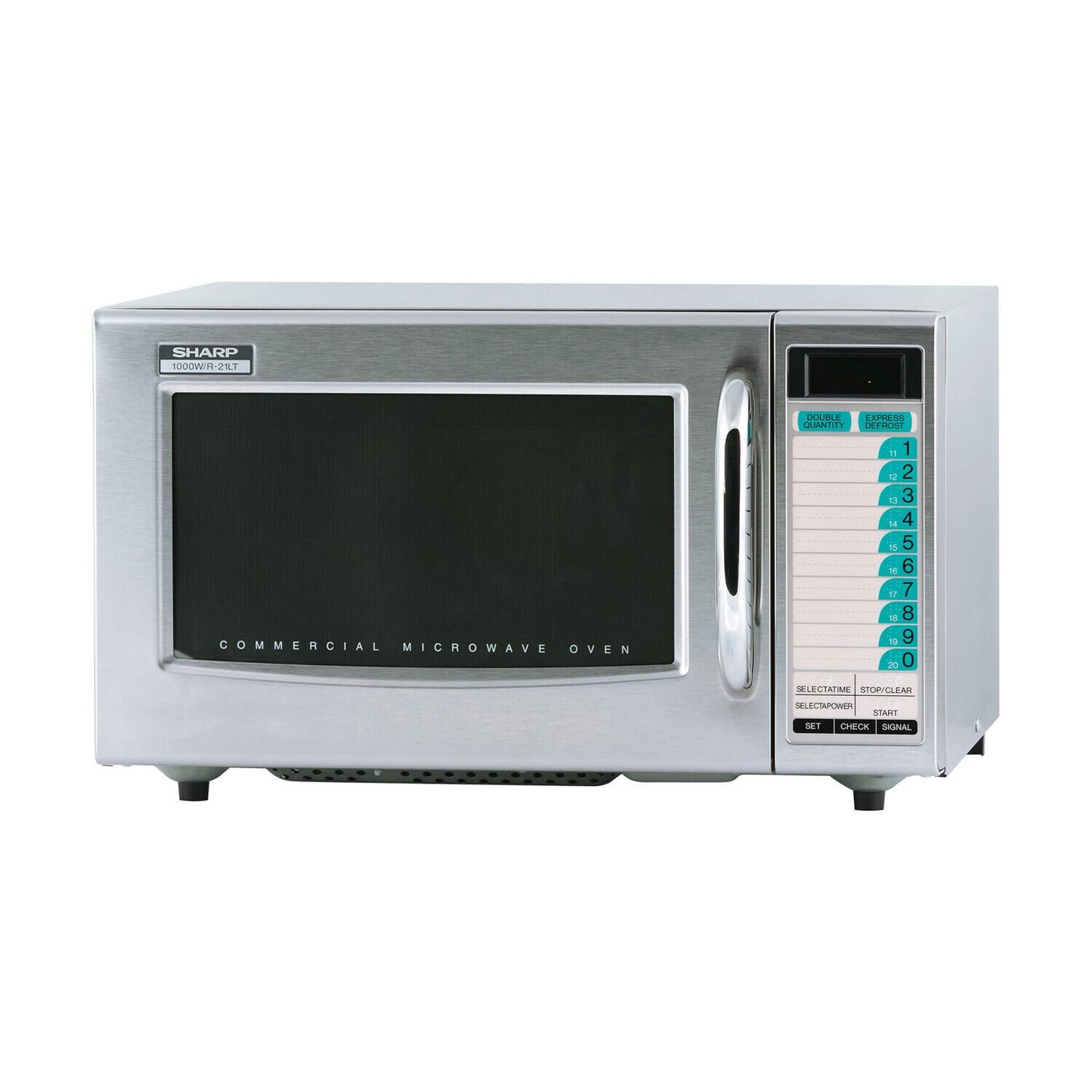 Sharp R21LTF Medium-Duty Commercial Microwave Oven with 1000 Watts