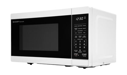 Sharp SMC0760HW 0.7 cu. ft. White Countertop Microwave Oven