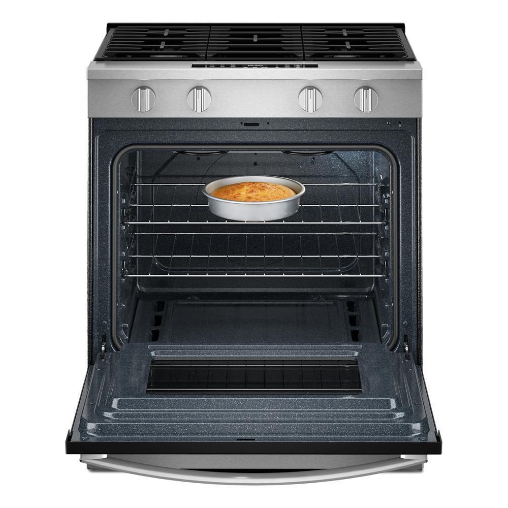 Whirlpool WSGS3330TS 30-inch Gas Range with No Preheat Mode and Slow Cook
