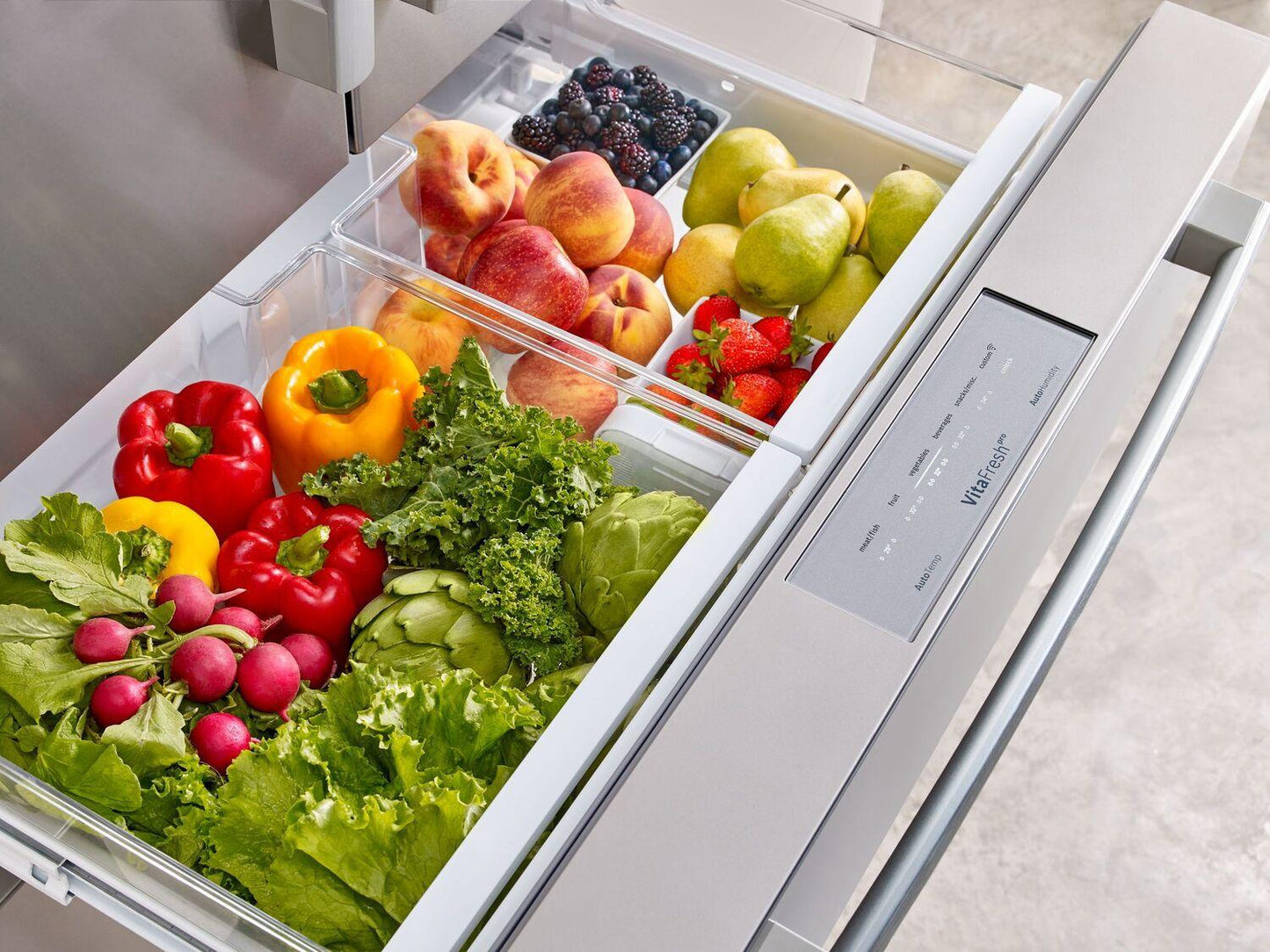 Bosch B36CL80SNS 800 Series, French Door Bottom freezer, multi door, 36'', Brushed steel (with anti-fingerprint)