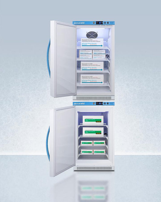 Summit ARS32PVBIADAAFZ2PVBIADASTACKLHD 20" Wide Performance Series All-refrigerator/all-freezer Combination