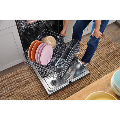 Whirlpool WDT745SASZ 24" Stainless Steel Dishwasher with Spin&Load Rack and AI Intelligent Wash - 50 dBA