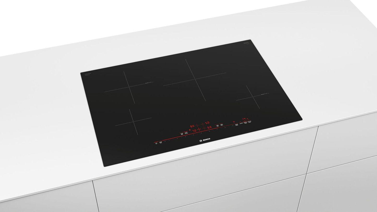 Bosch NIT8060UC 800 Series Induction Cooktop 30" Black, Without Frame