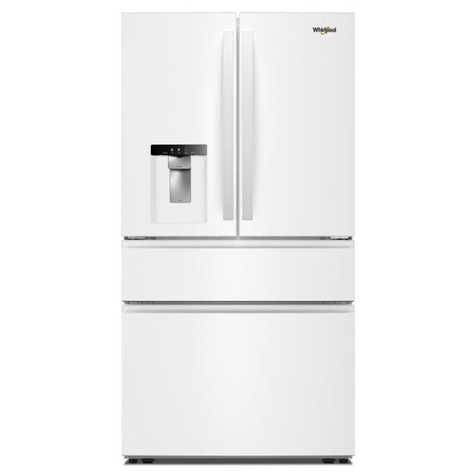 WRMF3636SW Whirlpool® 29 Cu. Ft. Family-Sized Capacity French door refrigerator with Flexible Temperature Drawer