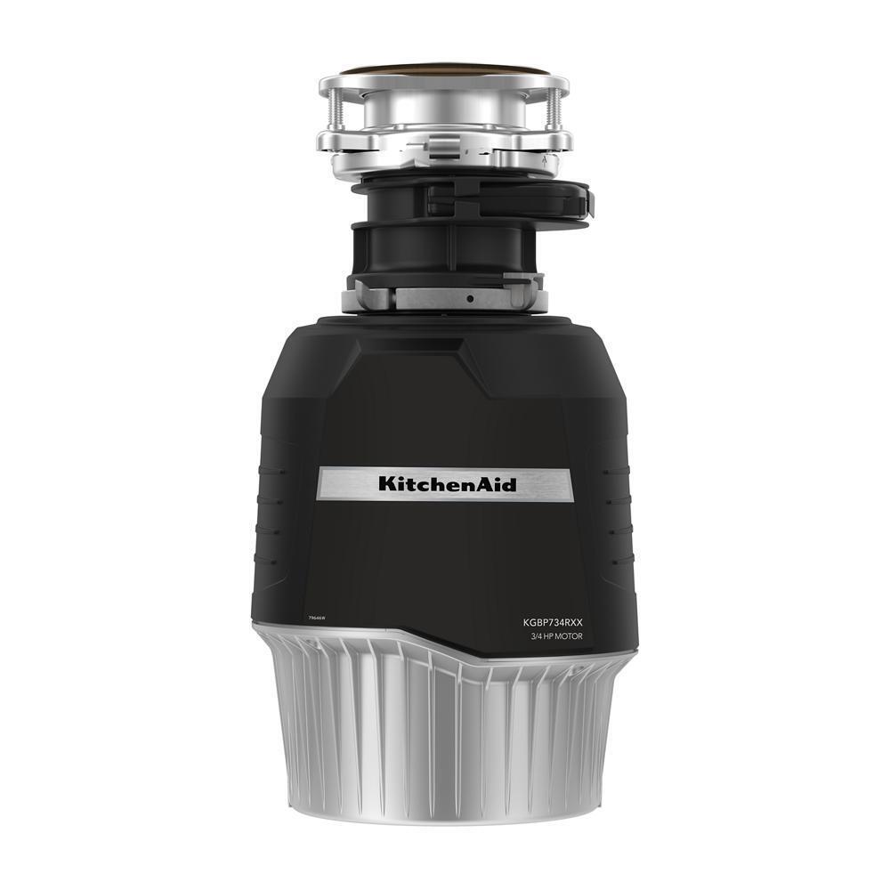 Kitchenaid KGBP734RXX 3/4 HP Batch Feed Garbage Disposal with 3-Stage MultiGrind® Technology