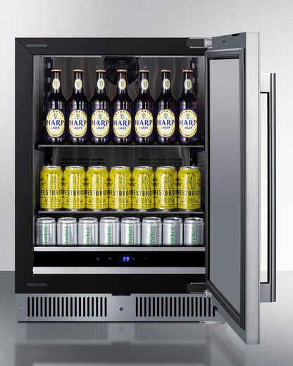 Summit SDHR2444 24" Wide Built-in All-refrigerator