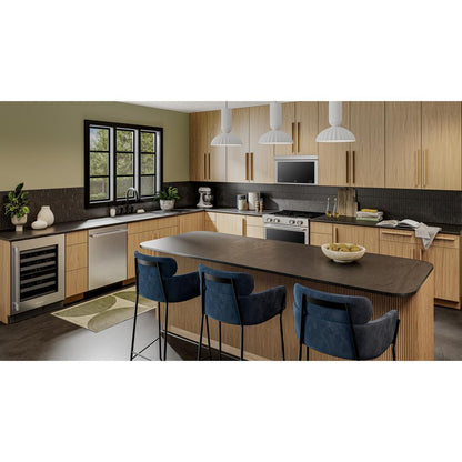 Kitchenaid KUWR324SSB 24" Undercounter Wine Cellar with Full-Extension Metal-Front Racks