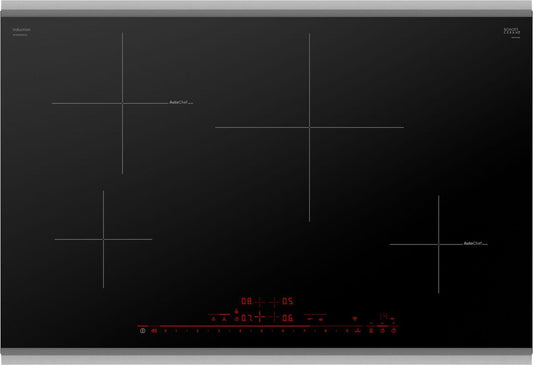 Bosch NIT8060SUC 800 Series Induction Cooktop 30" Black, surface mount with frame