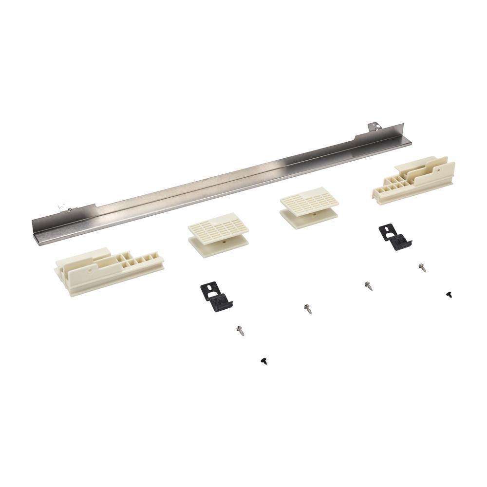 Kitchenaid W10801481 JennAir 27-IN Oven Flush Installation Trim Kit - Stainless Steel for Built-In Oven/Microwave Combination Models (JMW2427DS)
