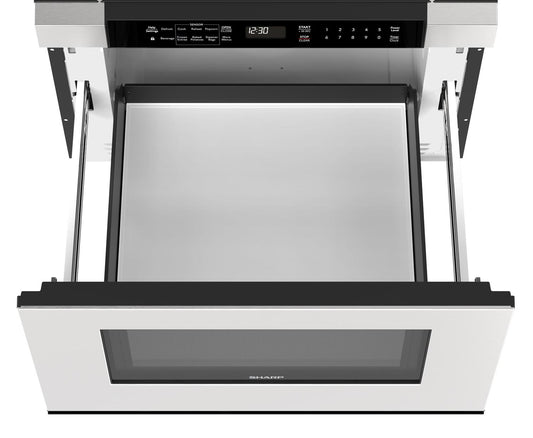 SMD2420MS Sharp 24 in. 1.2 cu. ft. Built-In Microwave Drawer™ Oven in Stainless Steel