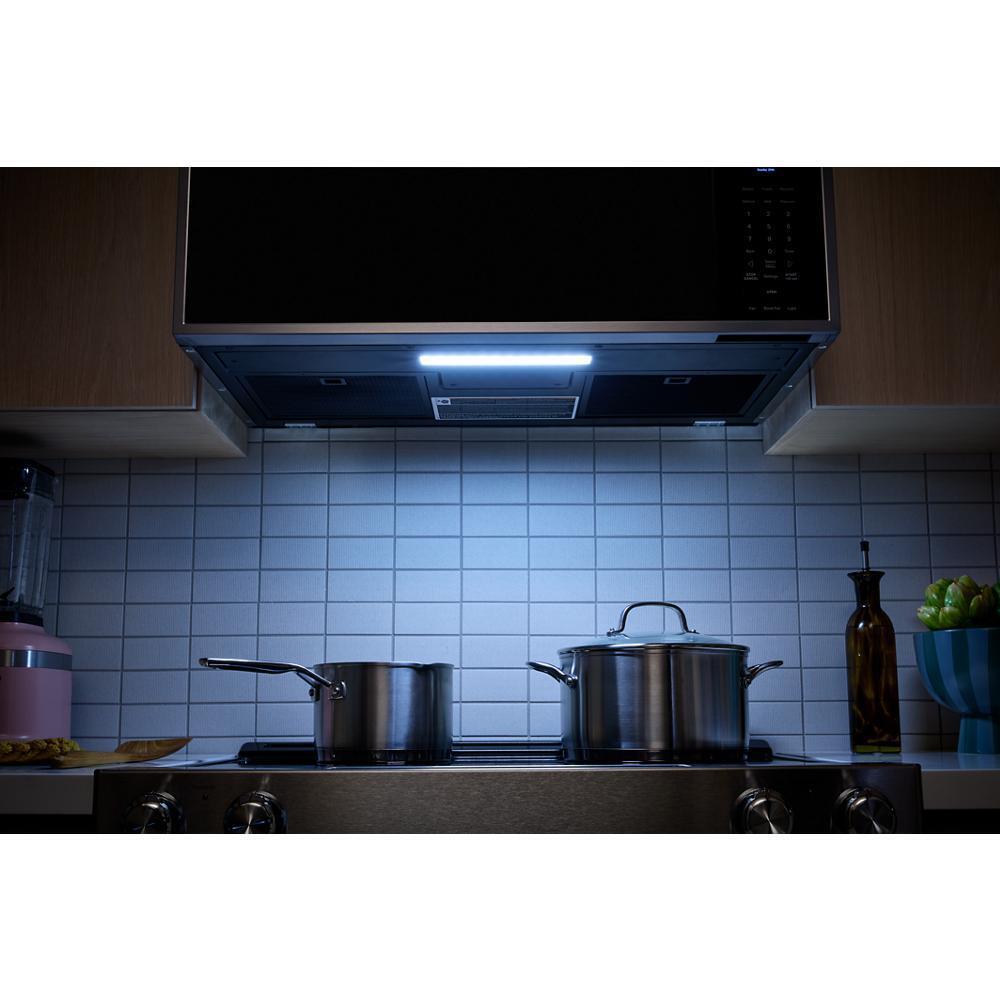 Kitchenaid KMML550RPS Smart Low Profile Microwave Hood Combination with Dual Fan Ventilation