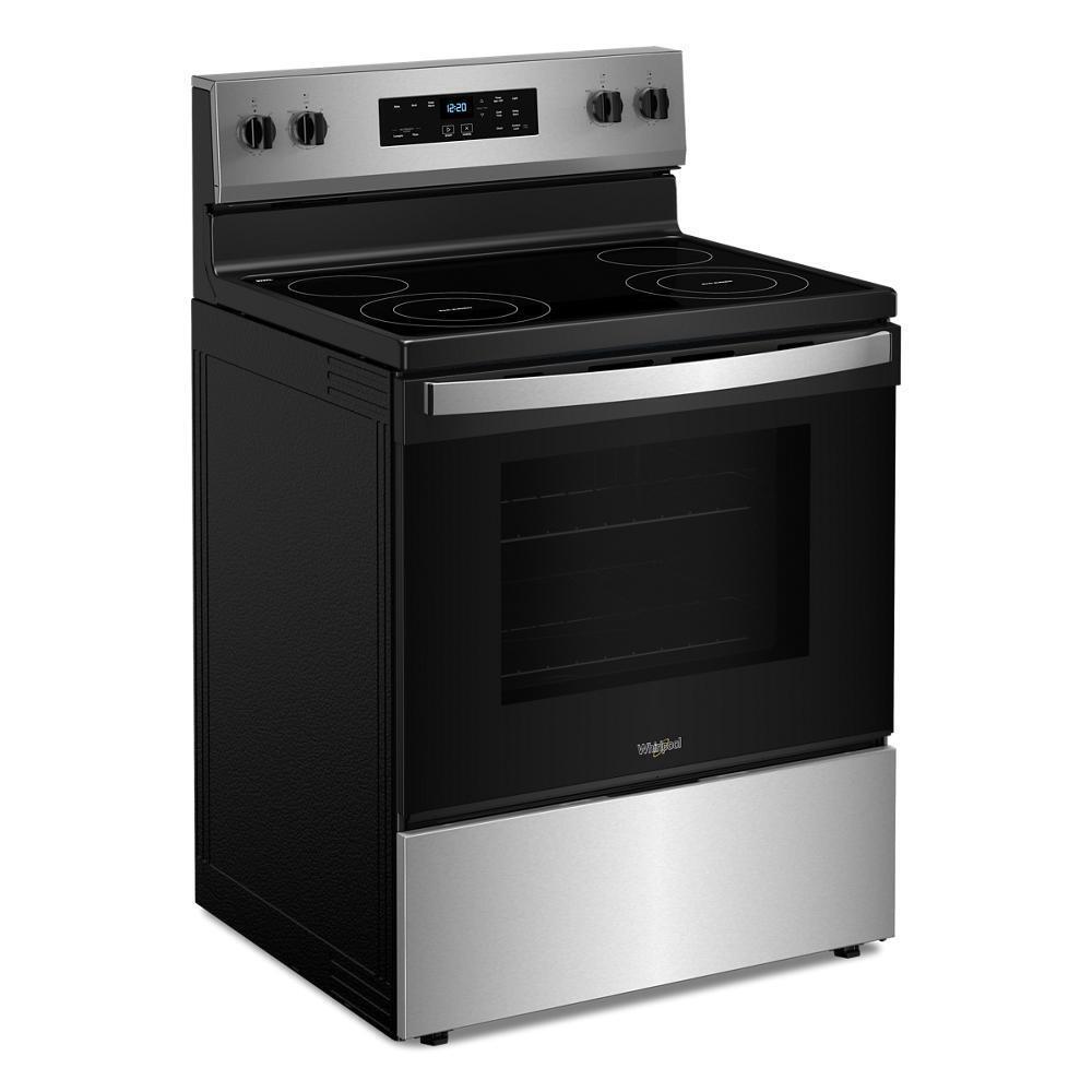 Whirlpool WFES3030RS 30-inch Electric Range with No Preheat Mode