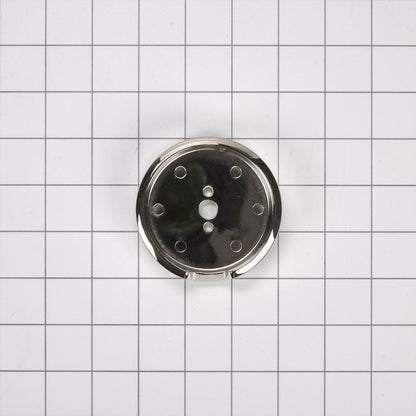 Kitchenaid W11323024 JennAir 3-IN D Single Bezel for Rise-Style Commercial Range and Rangetop Griddle Knobs - Chrome