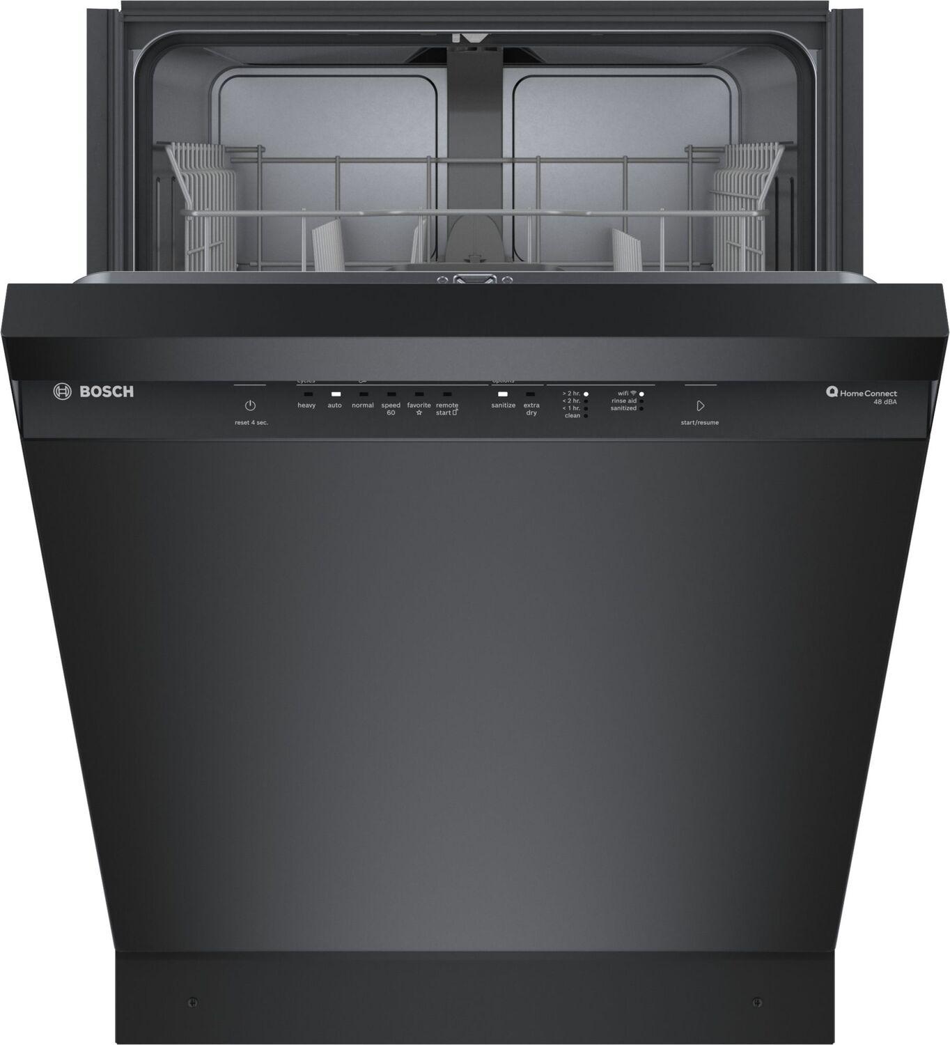 Bosch SHE41CM6N 100 Series, built-under dishwasher, 24'', Black