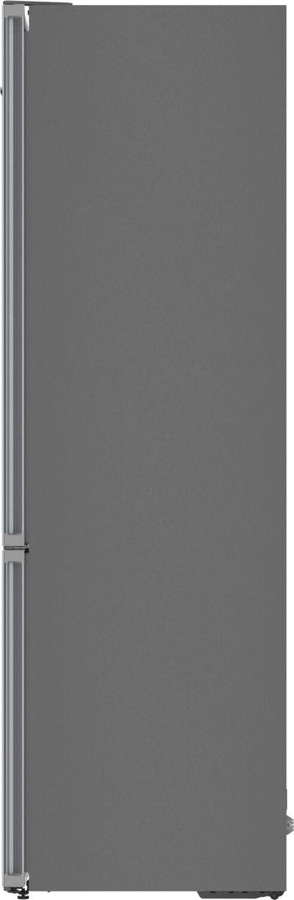 Bosch B24CB80ESS 800 Series, free-standing fridge-freezer with freezer at bottom, 24'', Brushed steel (with anti-fingerprint), Total No Frost