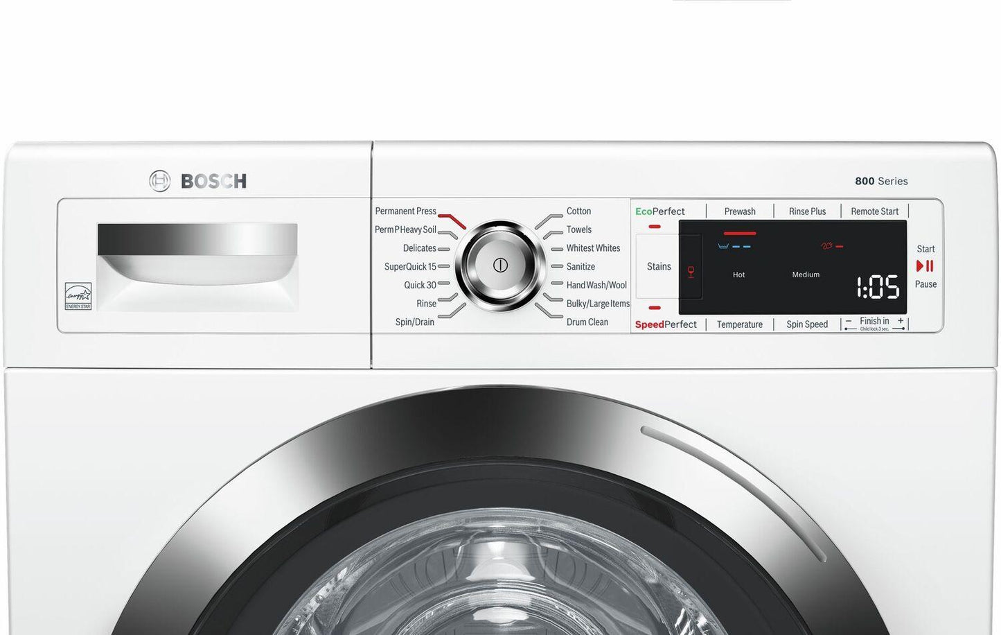 Bosch 800 Series Compact Washer 1400 rpm WAW285H2UC