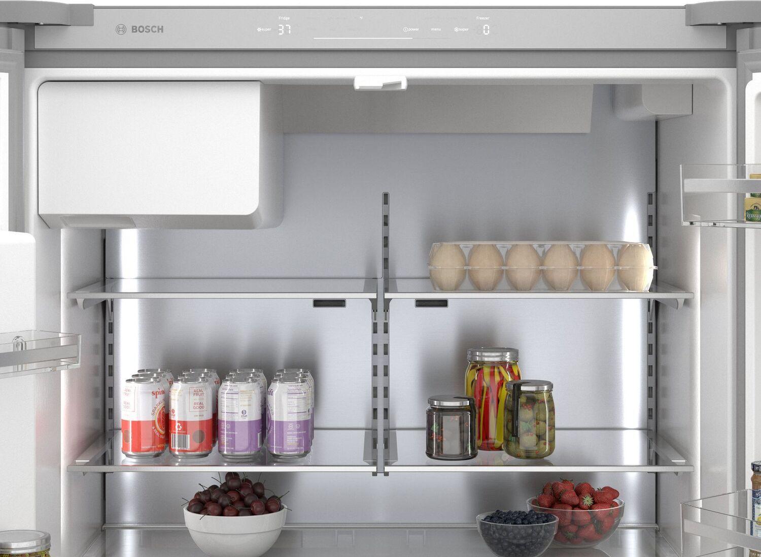 Bosch B36CD50SNS 500 Series French Door Bottom Mount Refrigerator 36" Stainless steel (with anti-fingerprint)