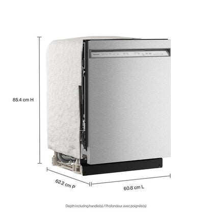 Kitchenaid KDFS224SPS Third Level Utensil Rack Dishwasher with 30+ Total Wash Jets in PrintShield™ Finish, 47 dBA