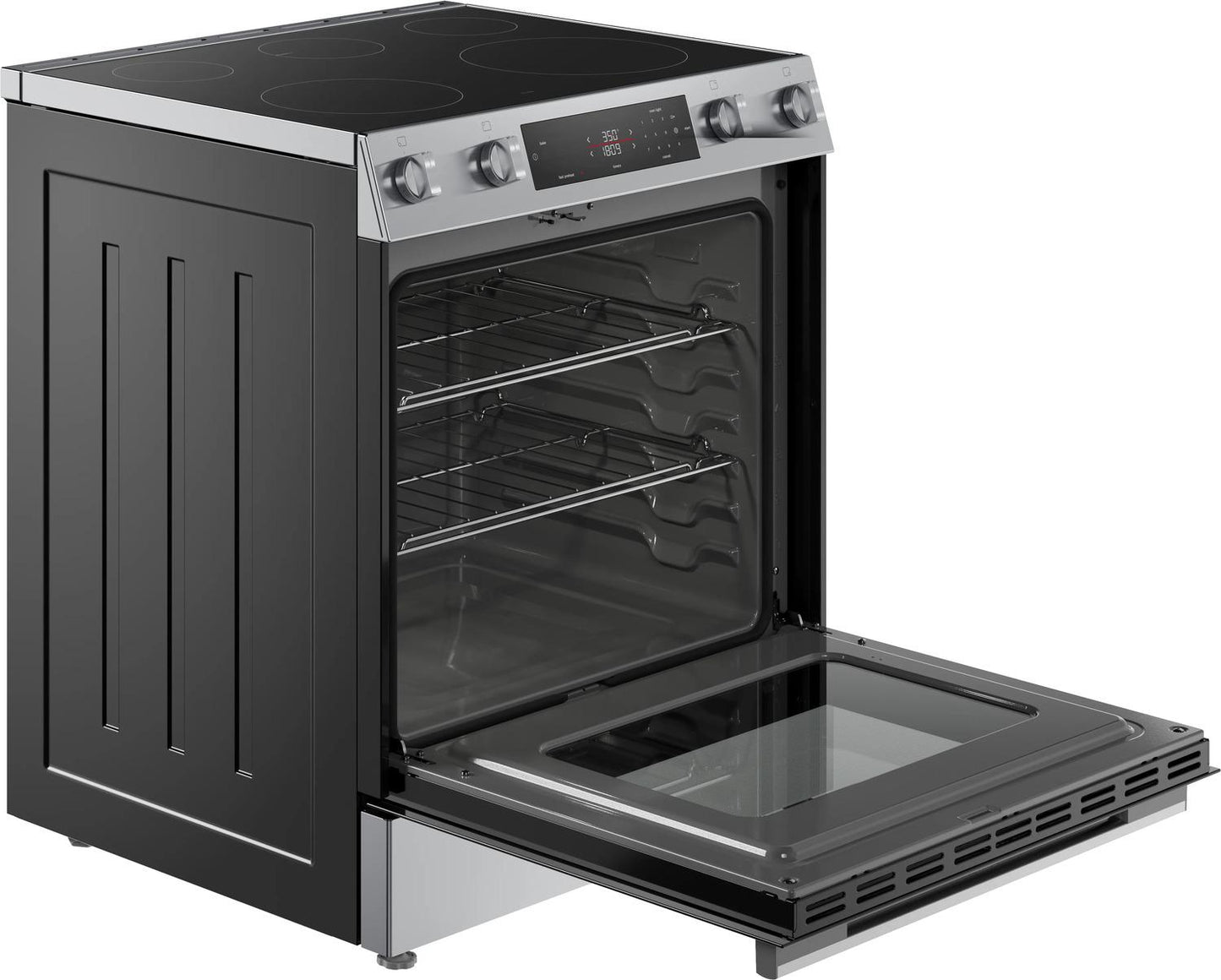 Bosch HEF1050MU 100 Series, Freestanding electric cooker, 30'', Stainless steel