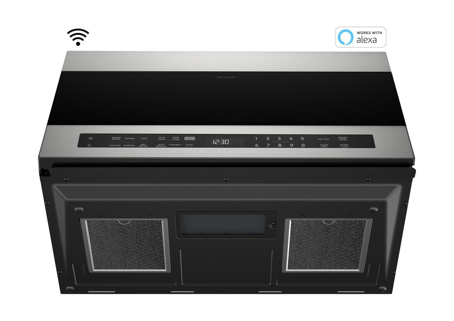 Sharp SMO1969JS 1.9 cu. ft. Smart Over-the-Range-Microwave Oven