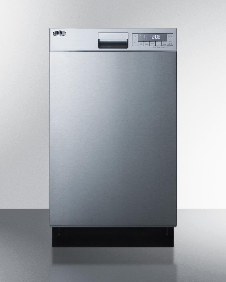 Summit DW18SS4ADA 18" Wide Built-in Dishwasher, ADA Compliant