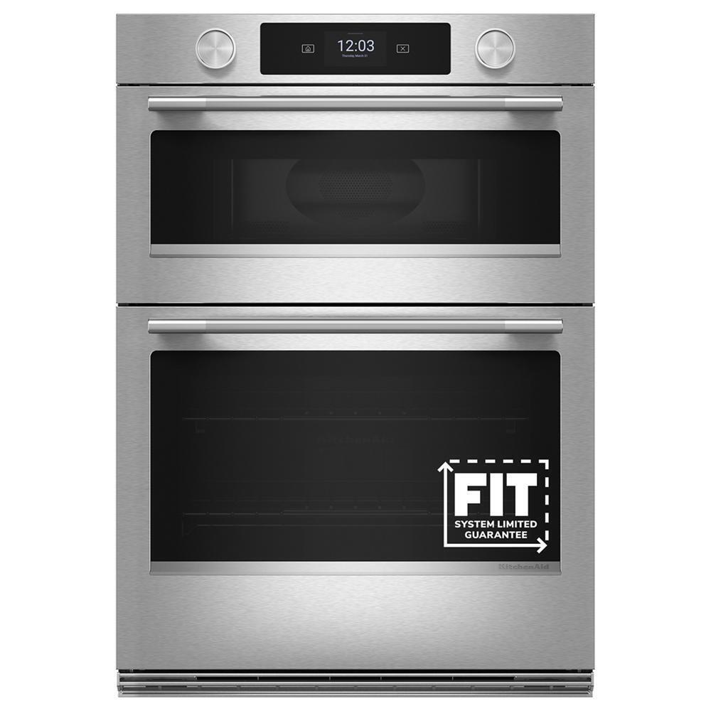 Kitchenaid KOEC630SPS 30-inch Smart Electric Combo Wall Oven with Assisted Cooking Modes - PrintShield™ Finish