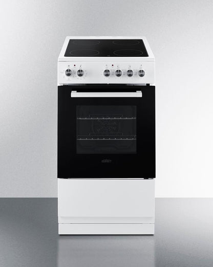 Summit REXT20W 20" Wide Electric Smooth-top Range