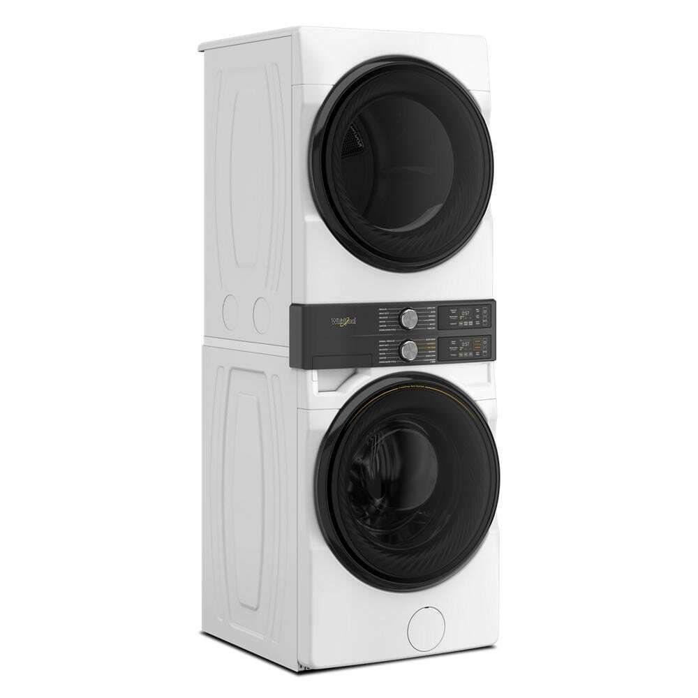 Whirlpool WEF5727TW Smart ENERGY STAR® Front Load Laundry Tower with UV Clean Technology & FreshFlowTM Vent System 4.5 cu. ft. Washer & 7.4 cu. ft. Electric Dryer