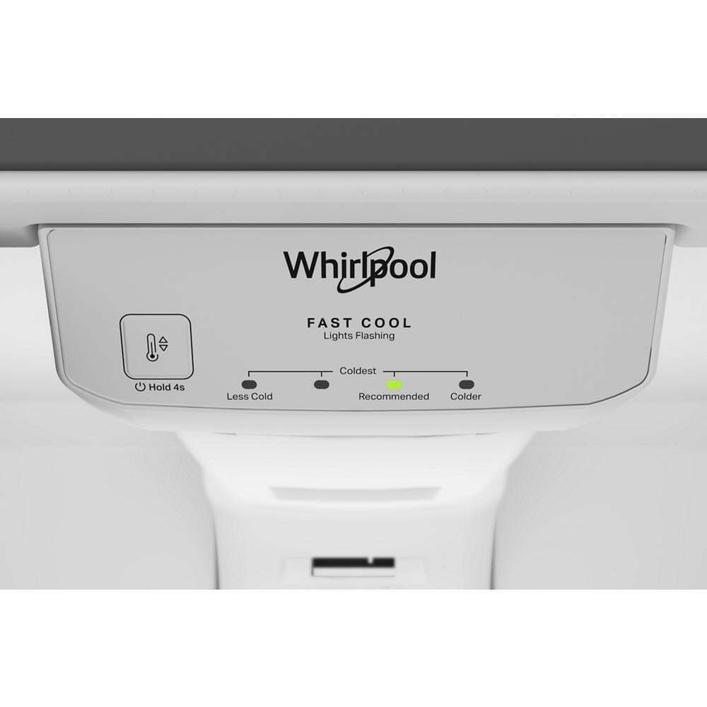WRTX7421TW Whirlpool® 32.8-inch Wide Top Freezer Refrigerator with Total Coverage Cooling- 21.3 Cu. Ft.