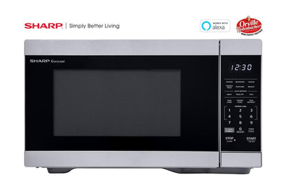 Sharp 1.1 cu. ft. Mid Size Countertop Microwave Oven