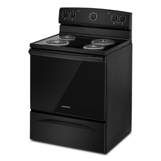 ACR4203MNB Amana® 30-inch Electric Range with Easy-Clean Glass Door