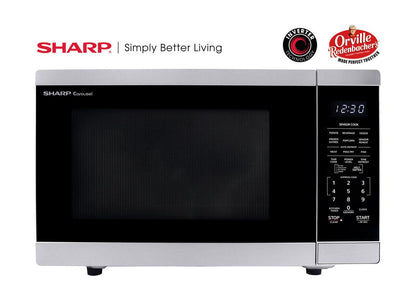Sharp 1.4 cu. ft. Family-Size Countertop Microwave Oven with Inverter Technology