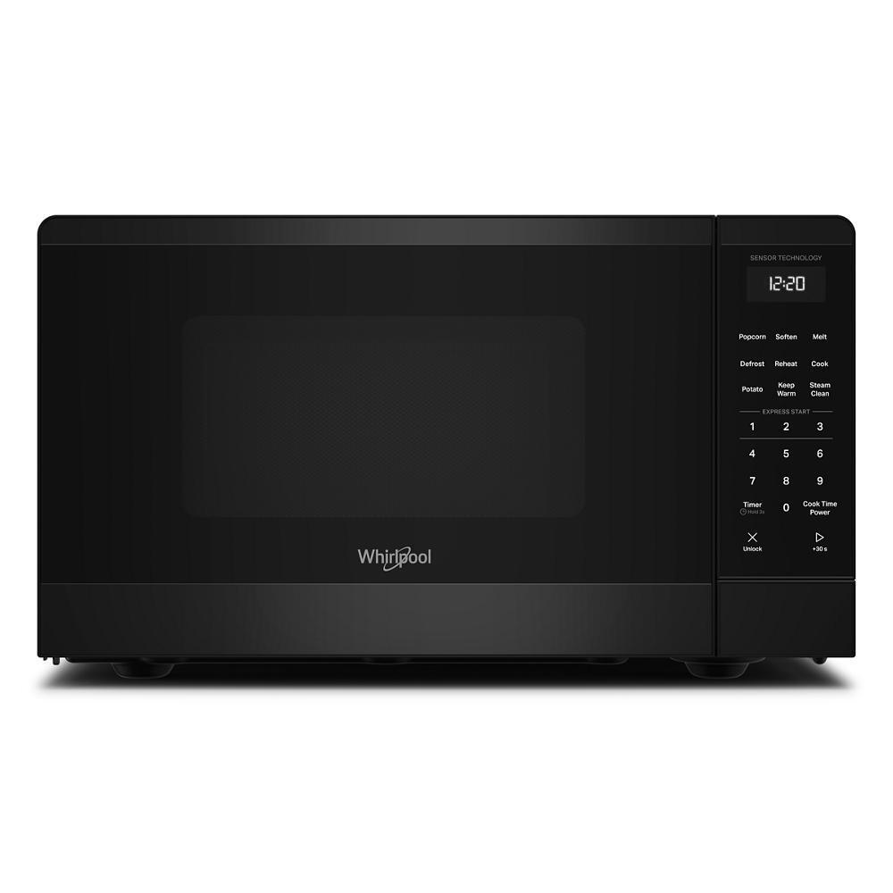 Whirlpool WMCS3119TB 0.9 Cu. Ft. Black Countertop Microwave with 5 Auto Cooking Modes - 900 watt