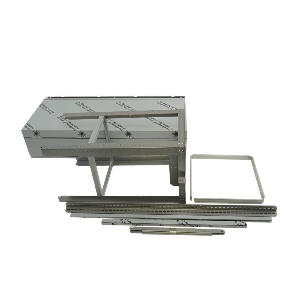 Kitchenaid W11522788 36" Range Hood Chimney Extension Kit, Stainless Steel, compatible model JVI0636LS, for ceilings between 8-7/8' to 10-1/2'