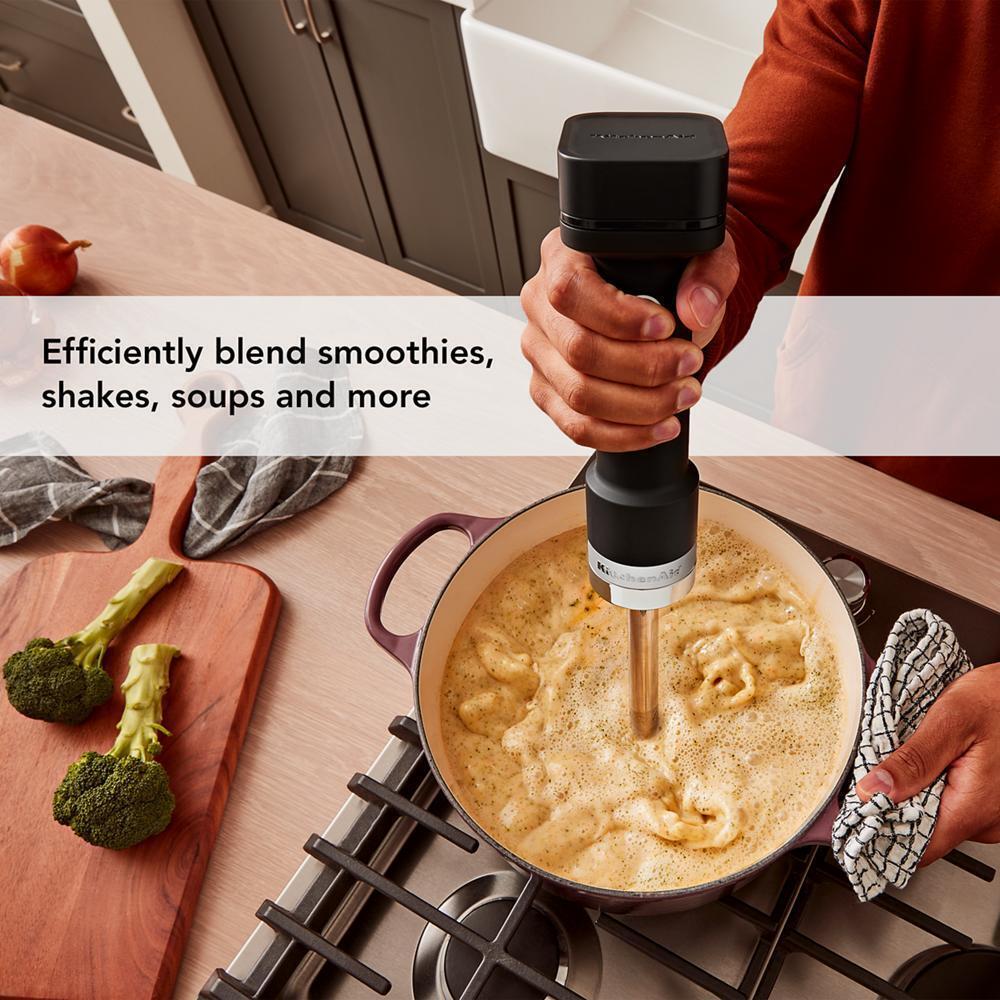 KHBRV05BM KitchenAid Go® Cordless Hand Blender with Accessories - battery sold separately