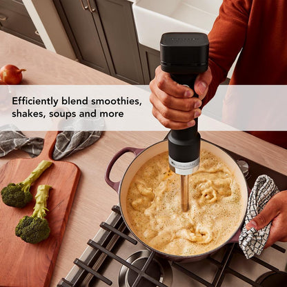 KHBRV05BM KitchenAid Go® Cordless Hand Blender with Accessories - battery sold separately
