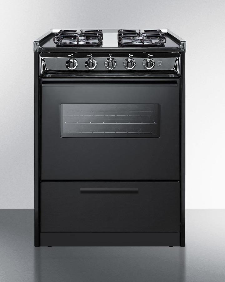 Summit TTM6107CRSW 24" Wide Gas Range